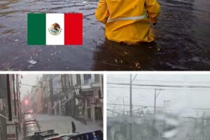 Fuertes tormentas provocan graves inundaciones y mantienen en alerta a Puebla, México
