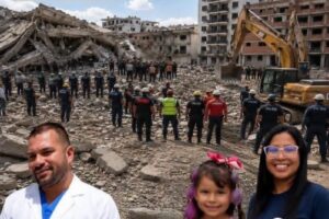 Confirman muerte del Dr. Luis Oliveros, su esposa e hija tras colapso de edificación