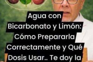 Agua con bicarbonato y limón: lo que realmente debes saber antes de tomarla